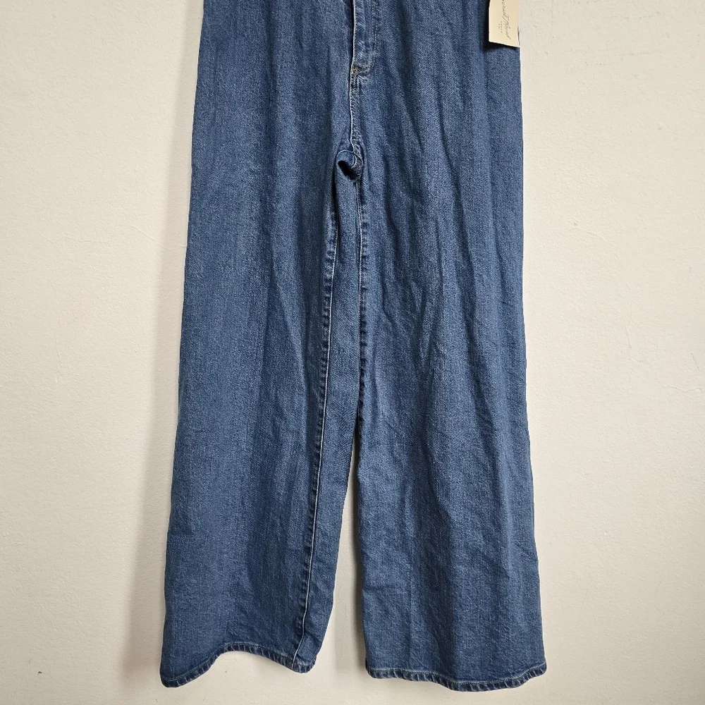 NWT Universal Thread Blue Denim Overall Jumpsuit Size 8 - Picture 6 of 12